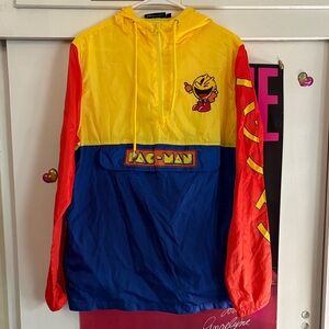 Pac-Man Colorblock Windbreaker Hoodie